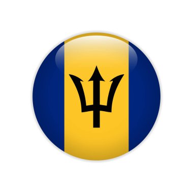 Barbados bayrağı düğmesini