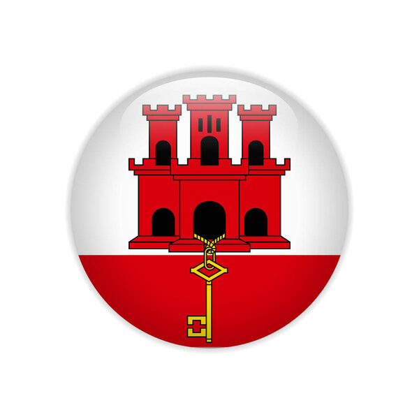 Флаг Гибралтара
