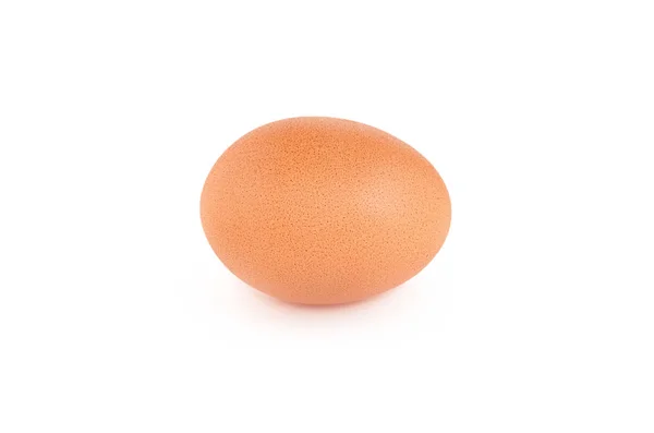 Single Chicken Egg Isolated White Background — Stock Photo, Image
