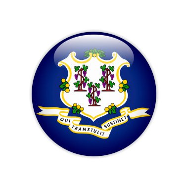 Bayrak Connecticut düğmesini