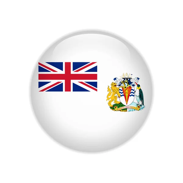 Flagge des britischen Antarktischen Territoriums — Stockvektor