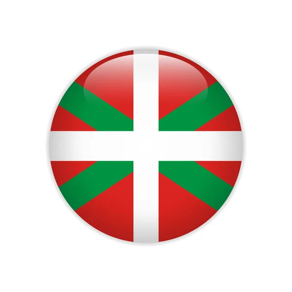 Vlajka státu Baskicko (autonomní společenství Španělska) — Stockový vektor