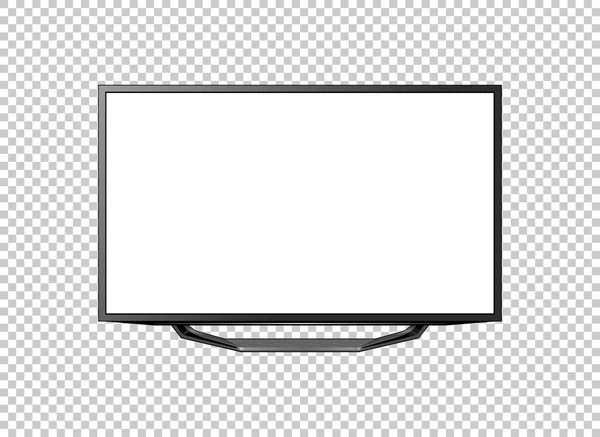 Écran de télévision LED sur le vecteur arrière-plan — Image vectorielle