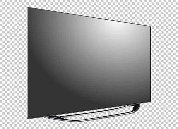 Tela de televisão LED no vetor de fundo —  Vetores de Stock