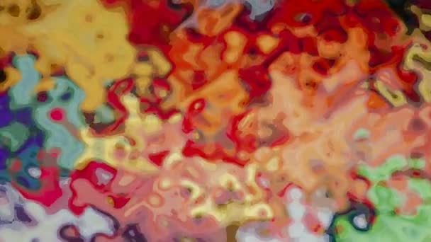 抽象的液体波背景 — 图库视频影像