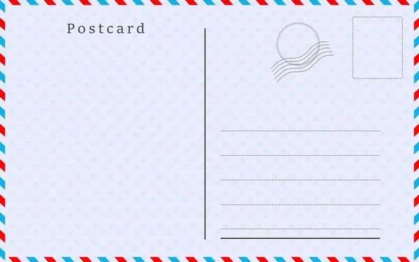 Cartão Postal Com Textura Papel Ilustração Vetorial — Vetor de Stock