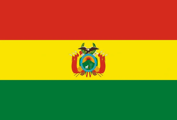 Zászló Bolívia Vektorillusztráció — Stock Vector