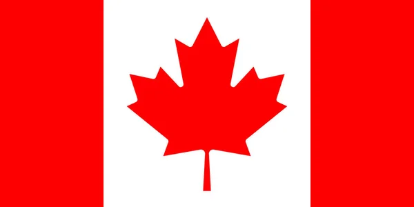 Bandeira Canadá Ilustração Vetorial —  Vetores de Stock