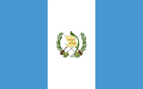 Bandera Guatemala Vector Ilustración — Vector de stock