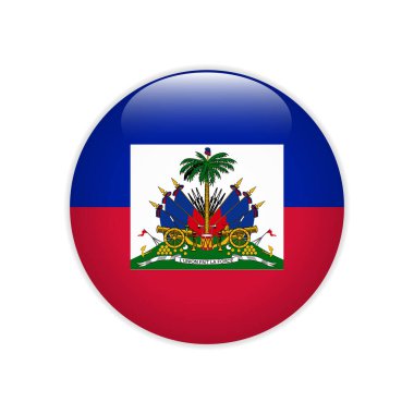 Haiti düğmesi Vektör illüstrasyonu
