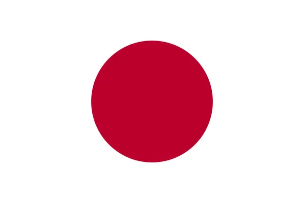 Векторна Ілюстрація Прапора Японії — стоковий вектор