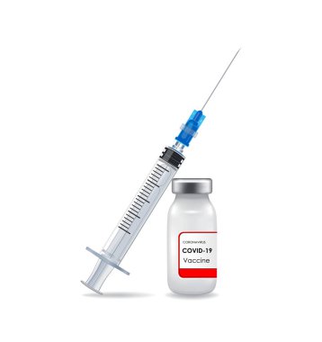 Bir şişe Covid-19 Coronavirus aşısı.
