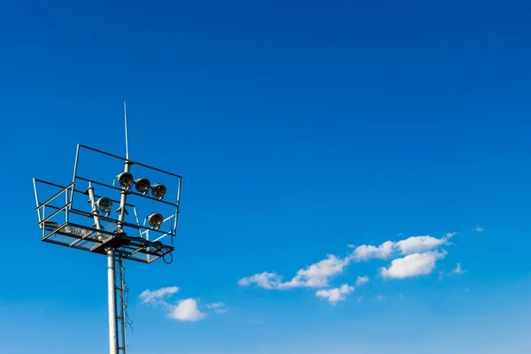 Lighting Equipment Sports Events Blue Sky — Stock Photo, Image