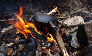 Kupası'nda kamp ateşi