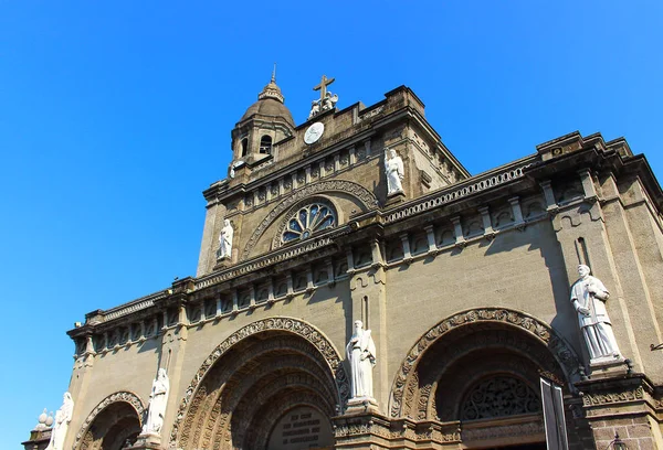 Manila katedrála v Intramuros, Filipíny — Stock fotografie