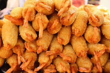 Tempura karides arka plan