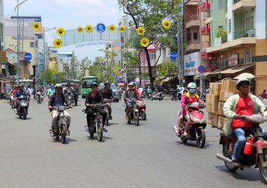 saigon trafikte yol