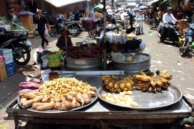 Ho Chi Minh City piyasada Yerel sebzeler