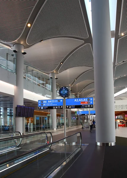 Istanbul Turkey October 2019 Departure Lounge New International Istanbul Airport — Stock Photo, Image