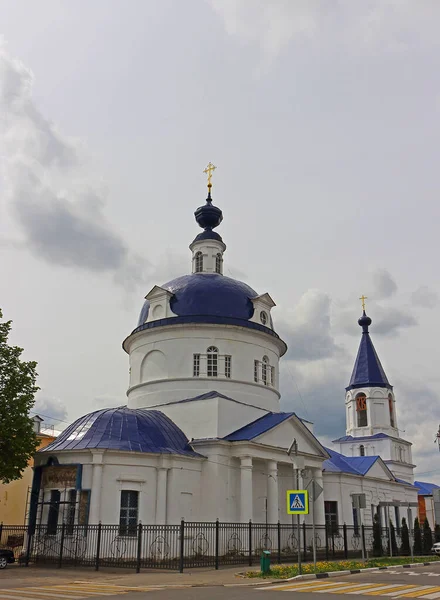 Igreja Restaurada Profeta Deus Elias Igreja Elias Profeta Zaraysk Monumento — Fotografia de Stock