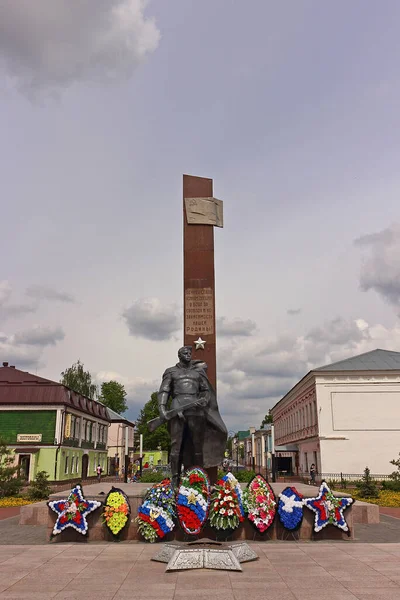 Zaraysk Ryssland Maj 2019 Monument Över Hjältarna Det Stora Patriotiska — Stockfoto