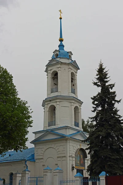 Колокольня Храма Благовещения Пресвятой Богородицы Зарайске Памятник Архитектуры Xviii Xix — стоковое фото