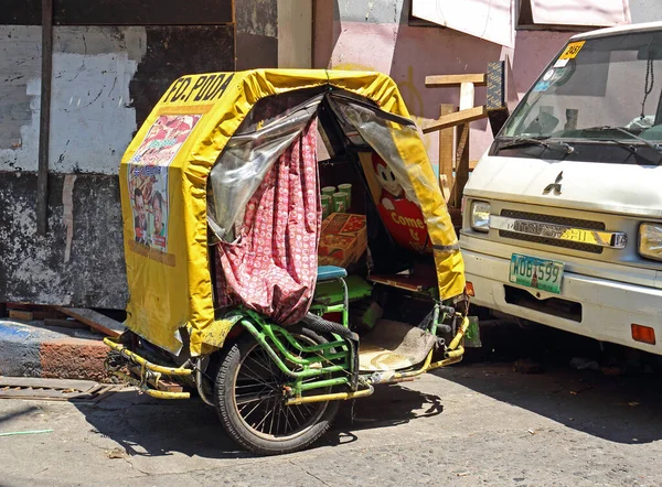 Manila Filipinas Septiembre 2018 Empty Old Tricycle Stroller Bike Stands — Foto de Stock