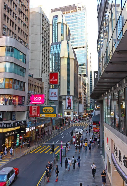 Hong Kong China Octubre 2018 Las Calles Hong Kong Con — Foto de Stock