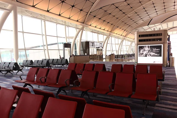 Hong Kong China October 2018 Empty Chairs Rows Hong Kong — Stock Photo, Image