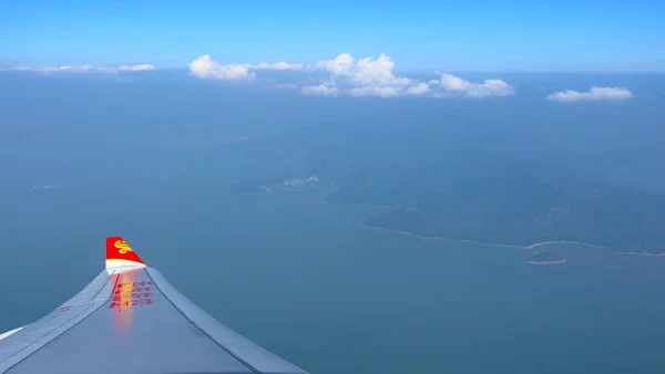 Hong Kong Çin Ekim 2018 Hong Kong Havayolları Ile Adalarda — Stok fotoğraf