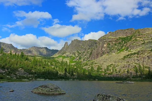 Rainbow Lake Ergaki Nature Park Russia Siberia Summer Landscape Lake — Stock Photo, Image