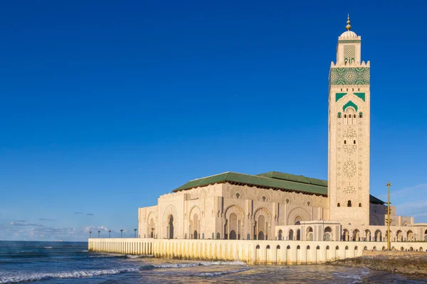 Casablanca Marocko Oktober 2019 Hassan Moské Casablanca Marocko — Stockfoto