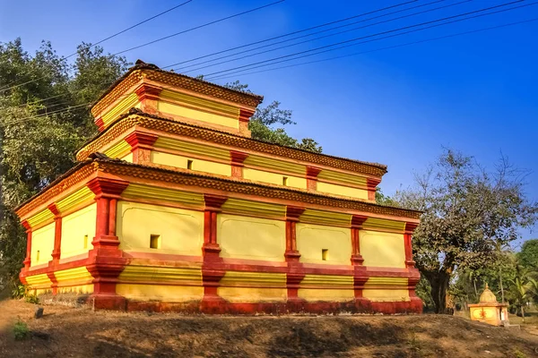 Maisons Portugaises Colorées Panaji Goa Temple Goa — Photo
