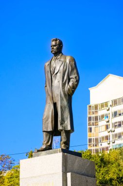 Rostov-on-Don, Rusya-14 Ekim, 2012: Rostov-on-Don, Rusya Federasyonu yazar Maxim Gorky Anıtı