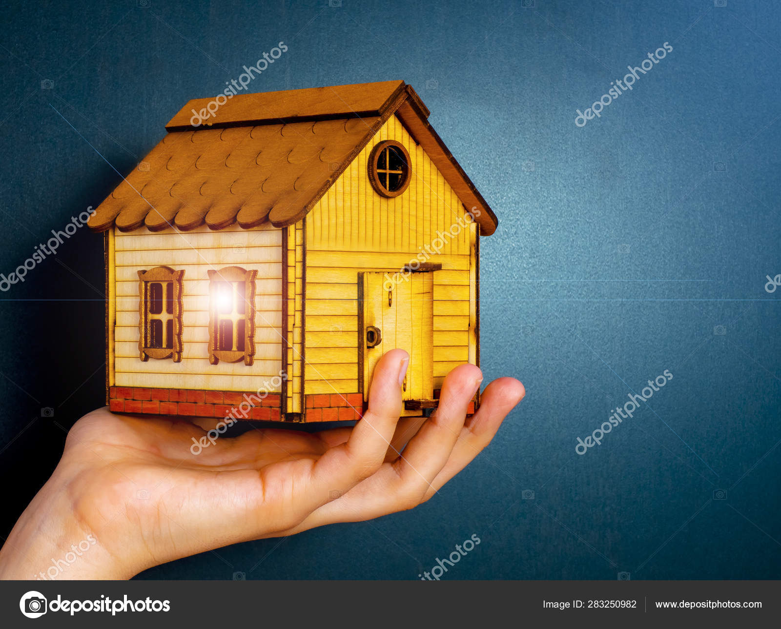 small toy house