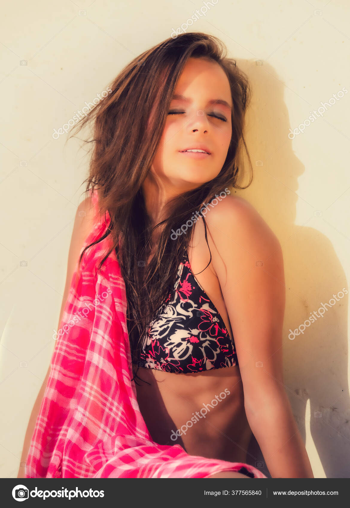 young girls modeling swimwear