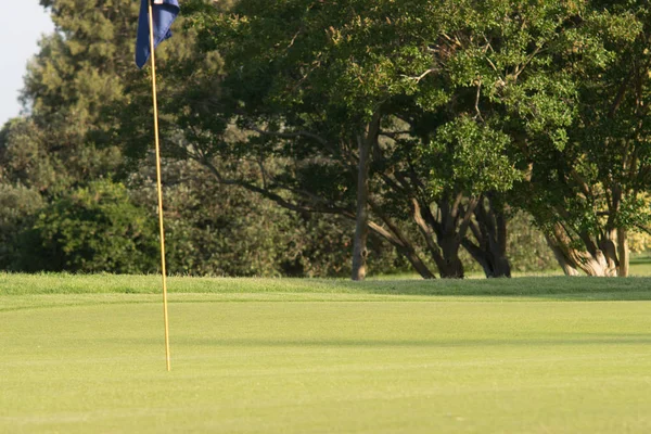 Grönt Gräs Vacker Golfbana — Stockfoto