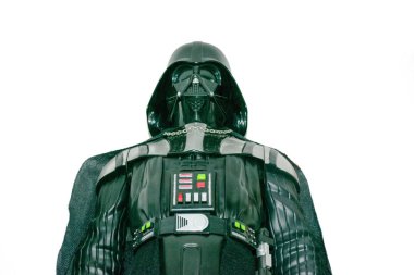 Buenos Aires, Arjantin - 22 Kasım 2017: Bir stüdyo çekim film serisi Star Wars Darth Vader aksiyon figürü