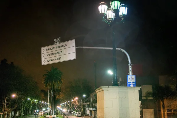 Tigre City Por Noche Buenos Aires Argentina —  Fotos de Stock