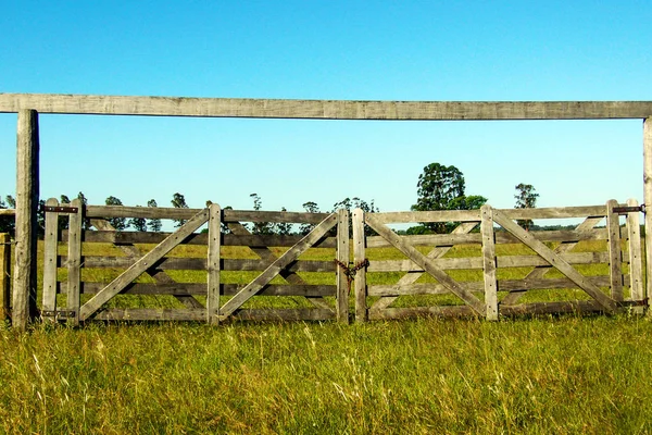 View of a farm gate