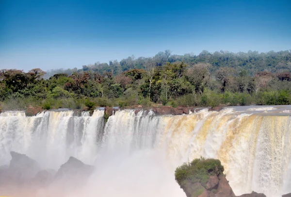 Iguazu Tombe Vue Argentine — Photo