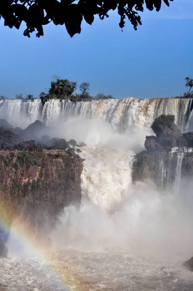 Iguazu Tombe Vue Argentin — Photo