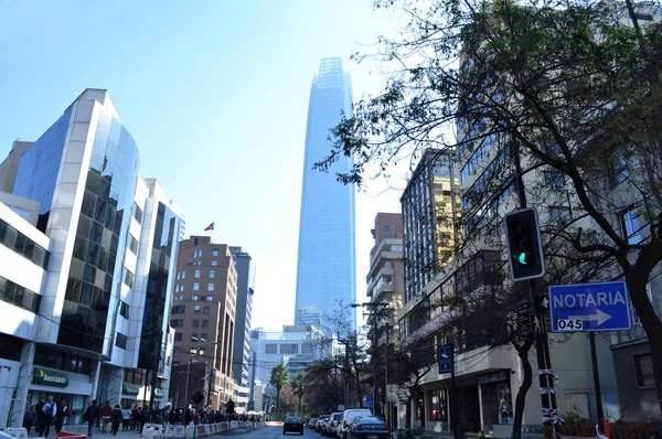 Budynek Costanera Center Santiago Chile — Zdjęcie stockowe