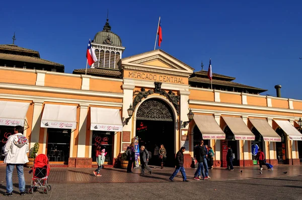 SANTIAGO DE CHILE, CHILE - NOVEMBER 23, 2015: Central Market in Santiago de Chile, Chile