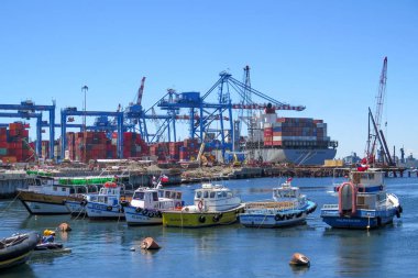  Şili'deki Valparaiso bağlantı noktası