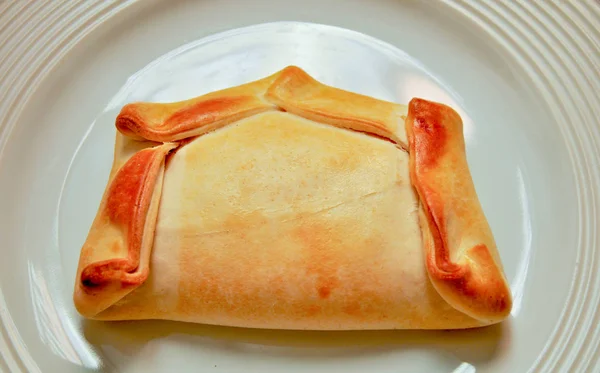 Vue Rapprochée Une Empanada Chilienne — Photo