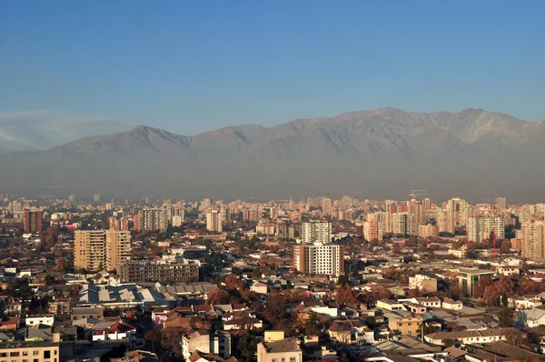 Чили Santiago Chile Cityscape — стоковое фото