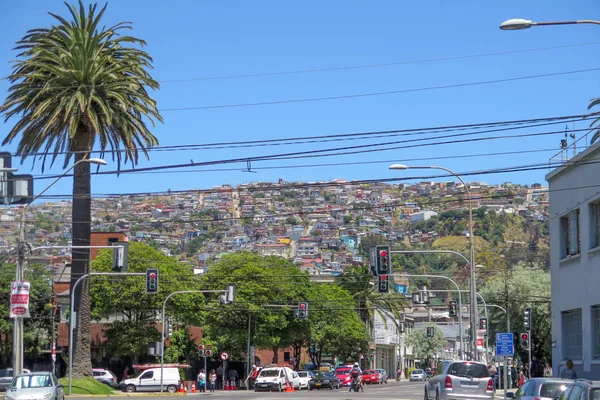 Vista Ciudad Valparaíso Chile — Foto de Stock