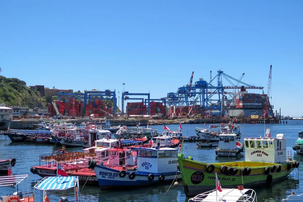 Λιμάνι Valparaiso Χιλή — Φωτογραφία Αρχείου
