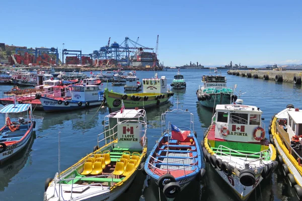 Portu Valparaiso Chile — Zdjęcie stockowe